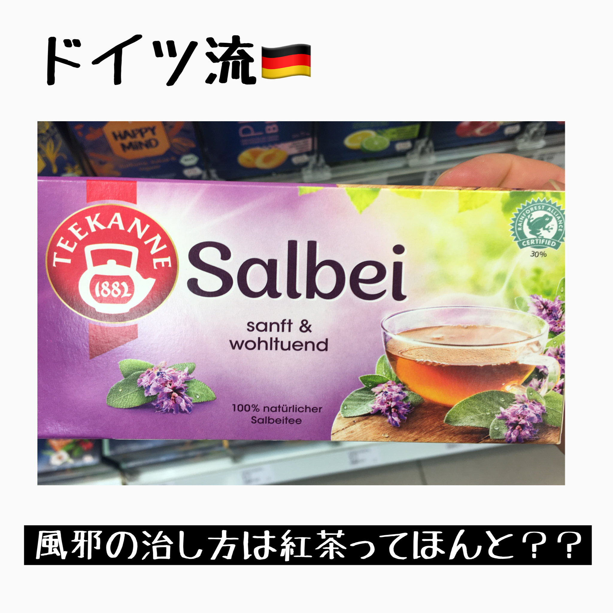 【ドイツ流】風邪の治し方  ドイツで風邪を引いたら紅茶を飲むってほんと！？