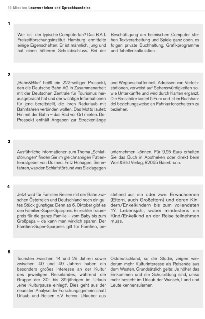 完全攻略】B1 telc Schriftliche Prüfung (筆記試験)テスト対策